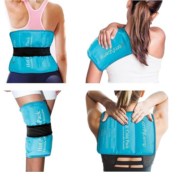 Bande Bandage Strap Sangle Elastique Fixation Maintien Poche Glace Gel Electrode 4/7