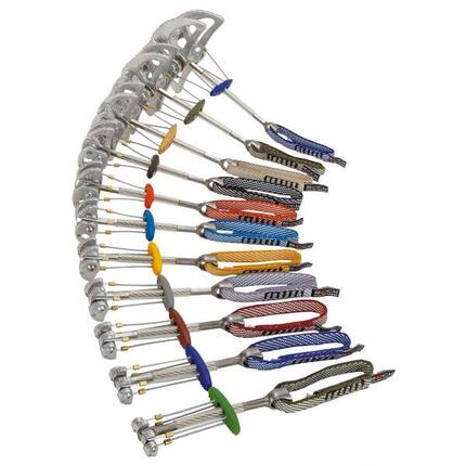 Rock Empire Comet Keilgerät mit Feder & Dyneema-Schlingen, 11-tlg., 12 Größen