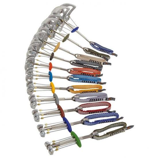 Rock Empire Comet Keilgerät mit Feder & Dyneema-Schlingen, 11-tlg., 12 Größen