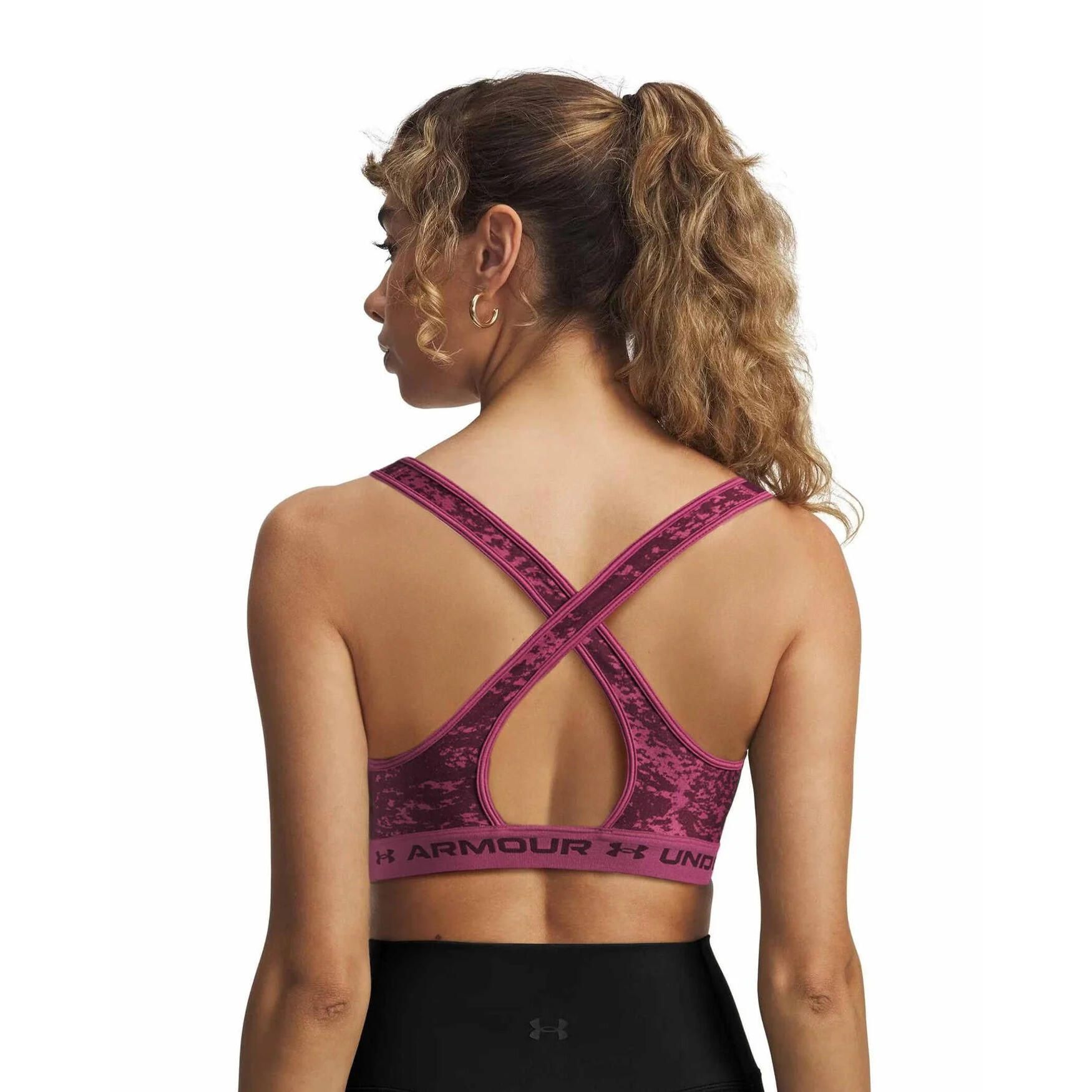 Brassière femme Under Armour Crossback Print 4/4
