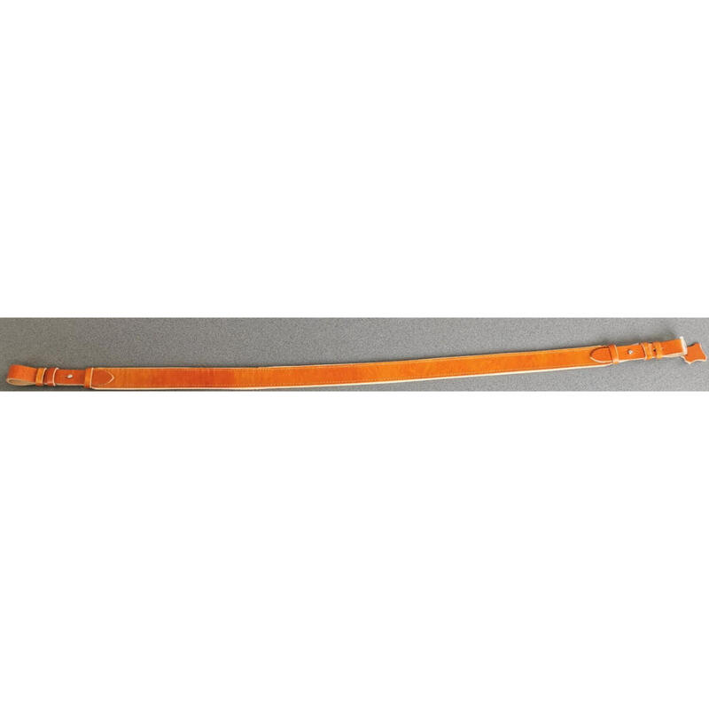 Curea din piele maro latime 30 mm pentru arma vanatoare