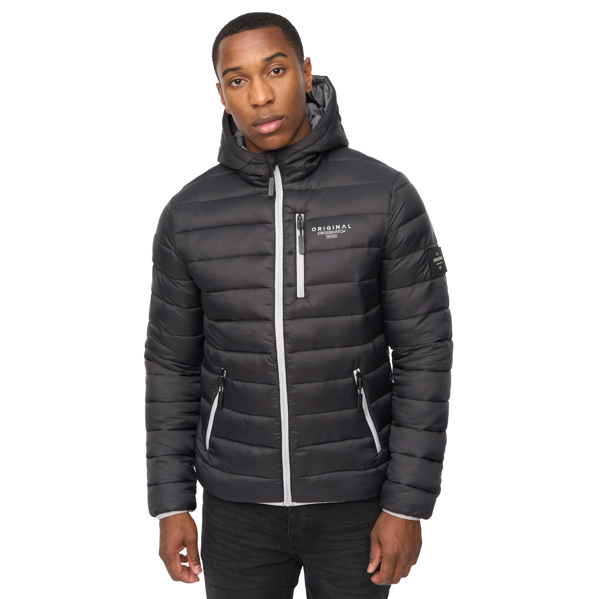Mens Phelpmans Puffer Jacket (Black) 2/4
