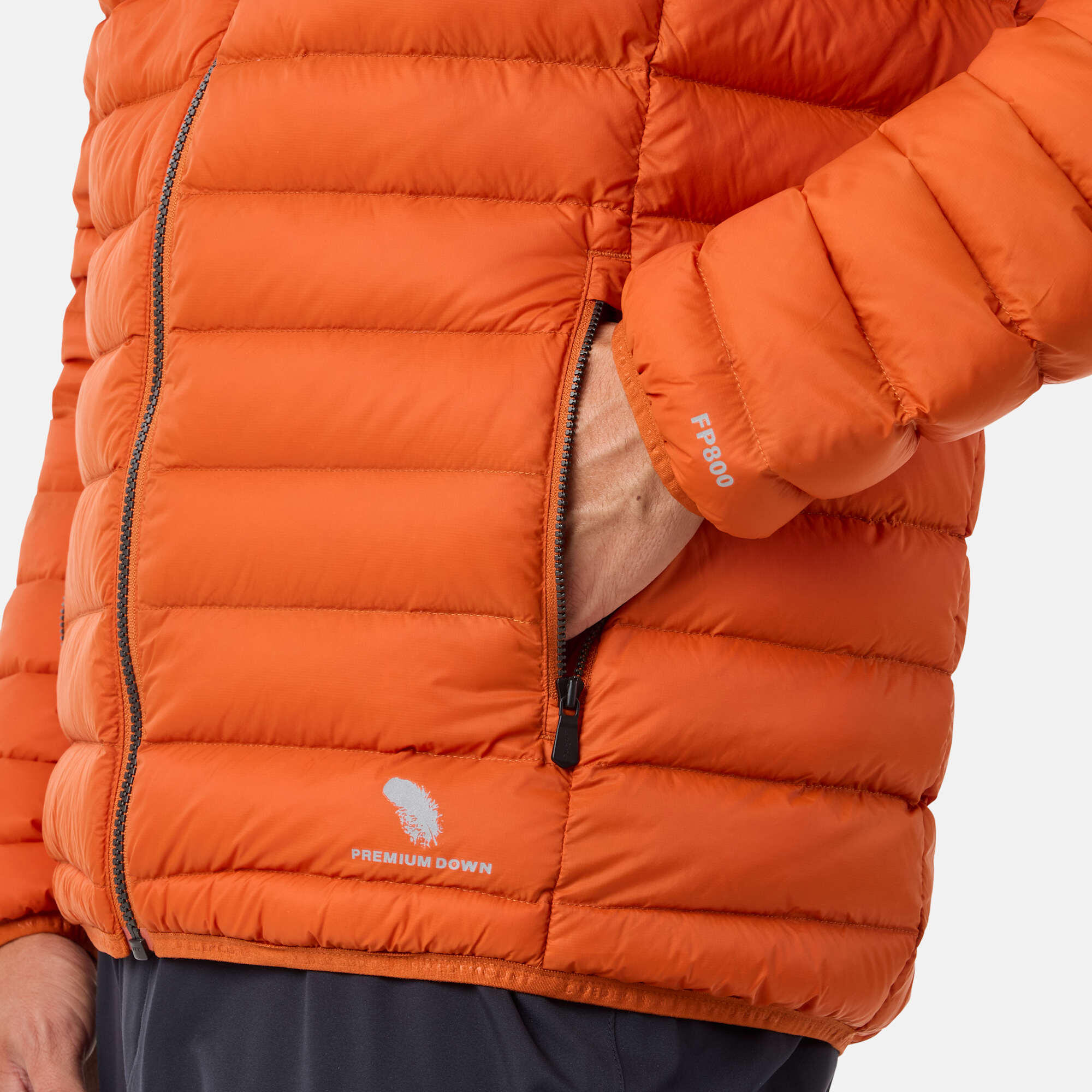 Doudoune randonnée homme déperlante respirante Himalaya Hood Down Jacket 7/7