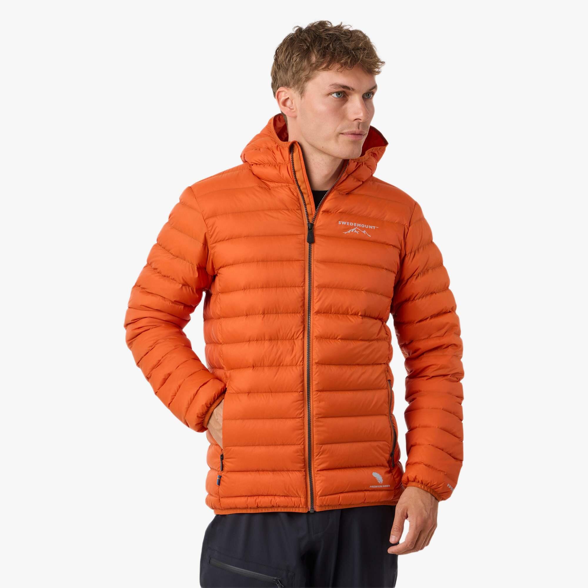 Swedemount - Doudoune Randonnée Homme Coupe-vent Respirante Himalaya Hood - Doudoune Duvet - Marron|ocre - Decathlon