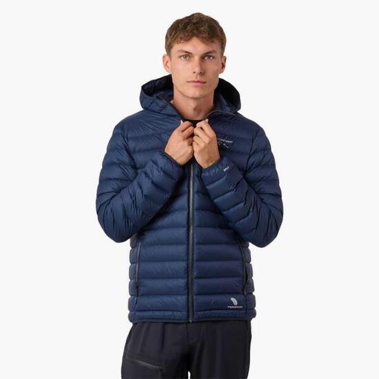 Herren Wander-Daunenjacke winddicht atmungsaktiv Himalaya Hood