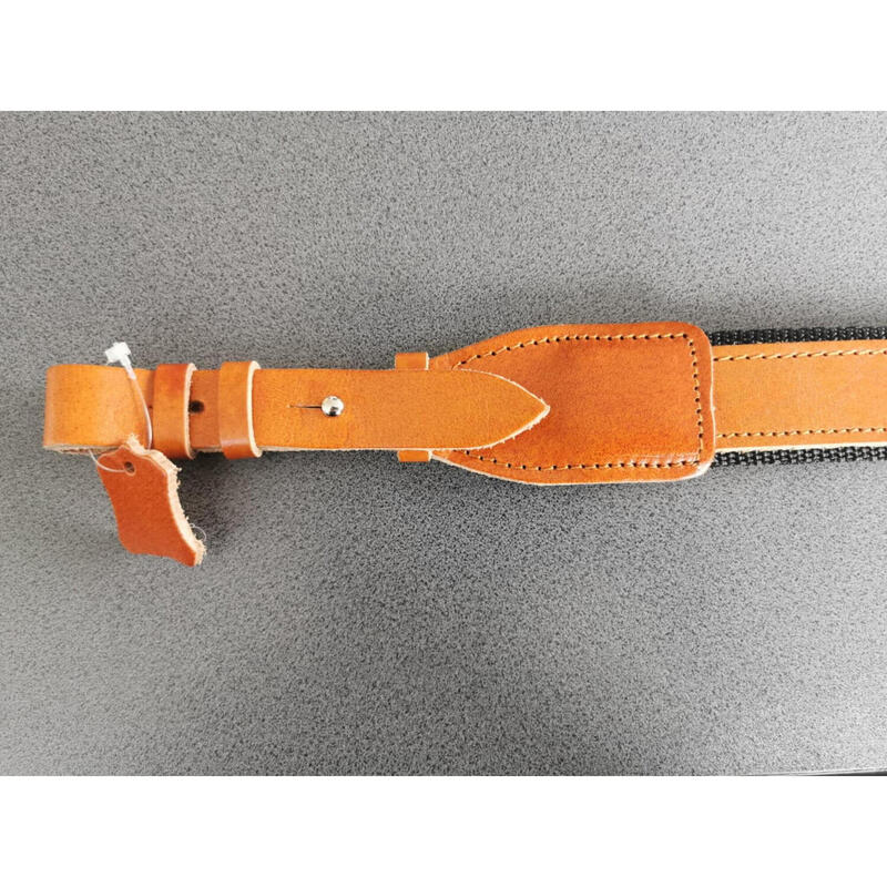 Curea piele pentru arma vanatoare, latime 30 mm, cu chinga antialunecare