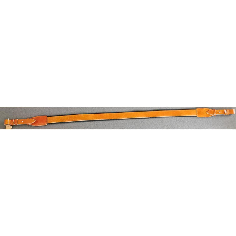 Curea piele pentru arma vanatoare, latime 30 mm, cu chinga antialunecare