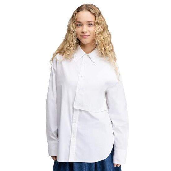 Camicia oversize a maniche lunghe da donna Marlene-W White Bianco