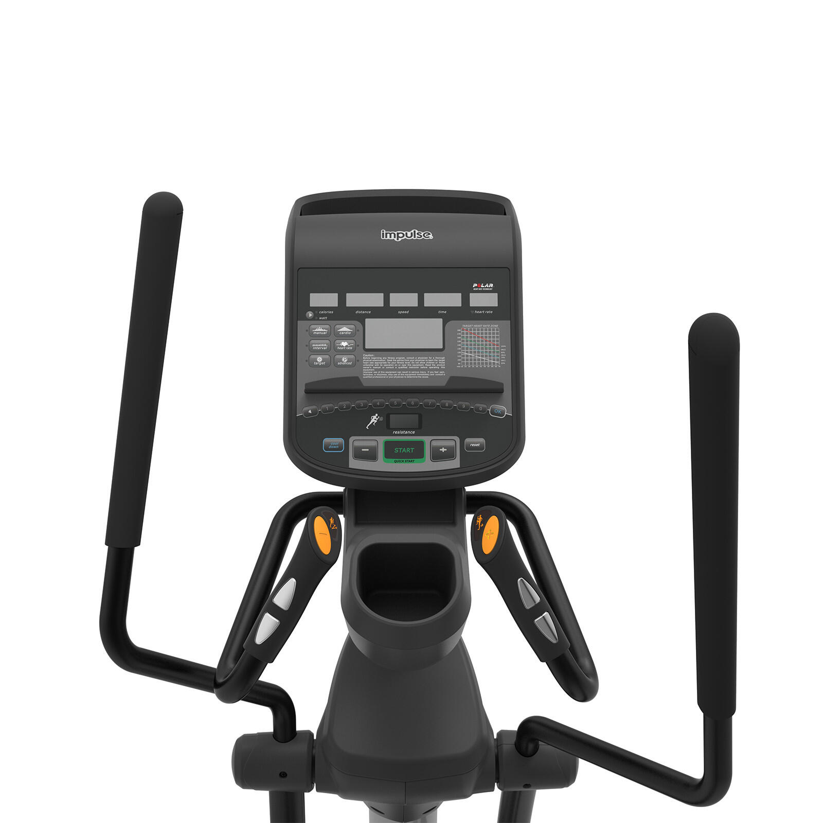 Trainer ellittico professionale "Elliptical" 700 Impulse Fitness 3/5