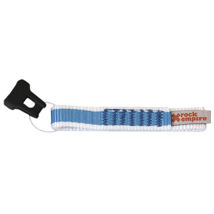 Sangle d'assurage Expreska Rock Empire 16 mm x 26 cm nylon azur pour dégaines