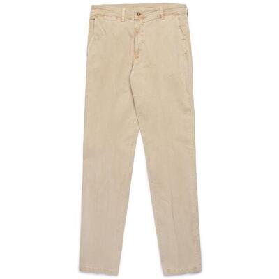 Pantaloni da uomo in cotone marrone da lifestyle