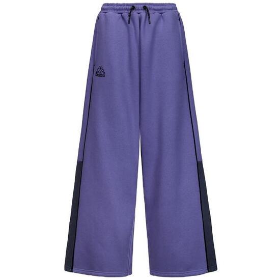 Pantaloni da donna in cotone grigio da sportivo