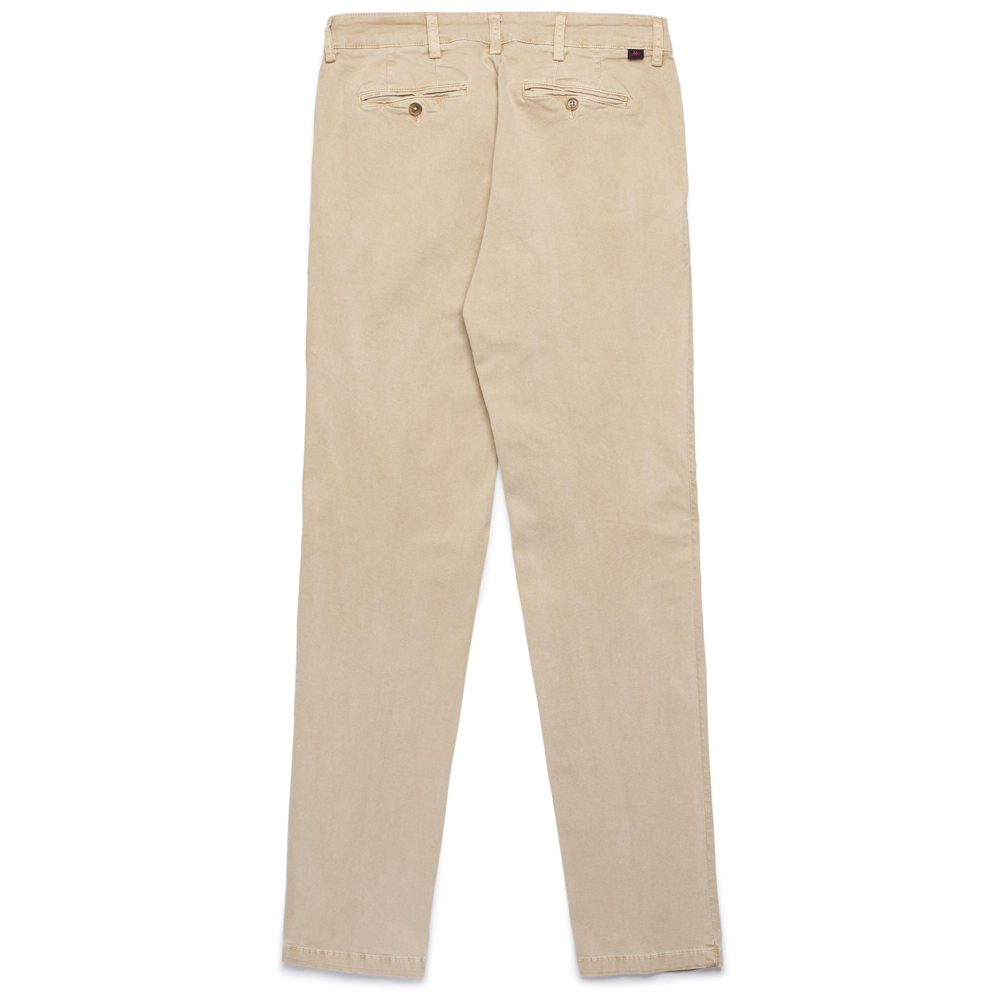 Pantaloni da uomo in cotone beige da lifestyle 2/2
