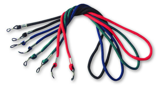 Sangle lunettes Relax noire: légère et confortable, fixation facile