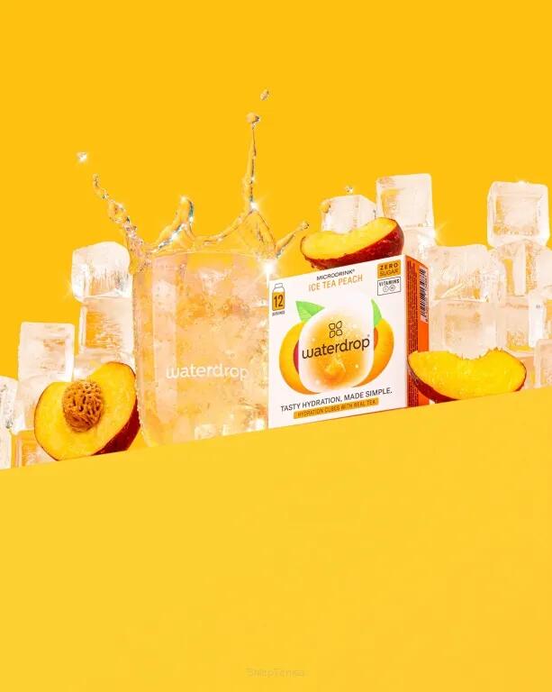 Elektrolity Waterdrop Microdrink o smaku Ice Tea Peach x12 3/5