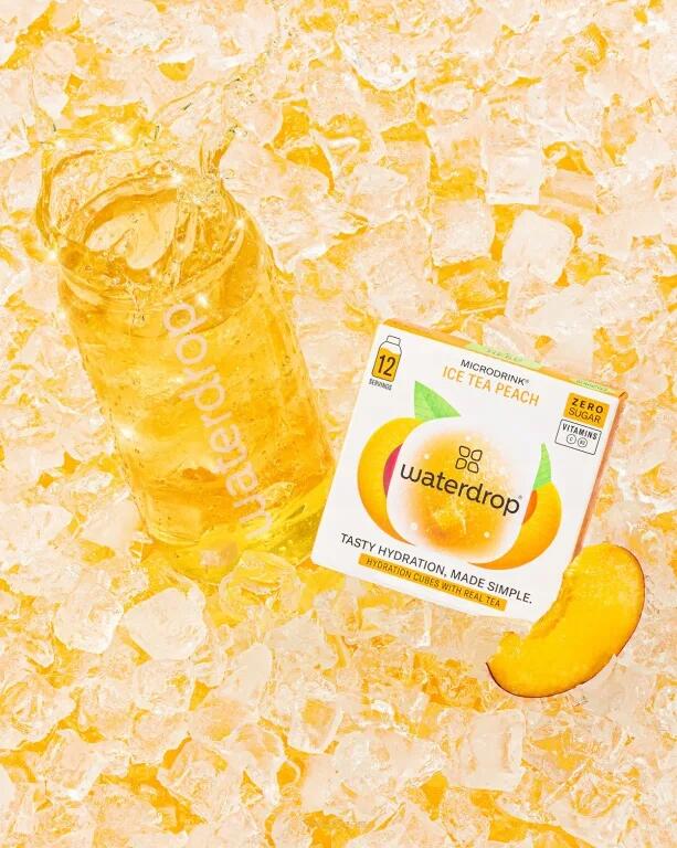 Elektrolity Waterdrop Microdrink o smaku Ice Tea Peach x12 2/5