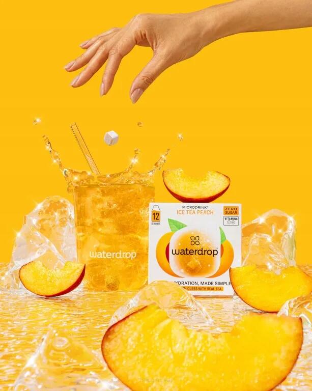 Elektrolity Waterdrop Microdrink o smaku Ice Tea Peach x12 5/5
