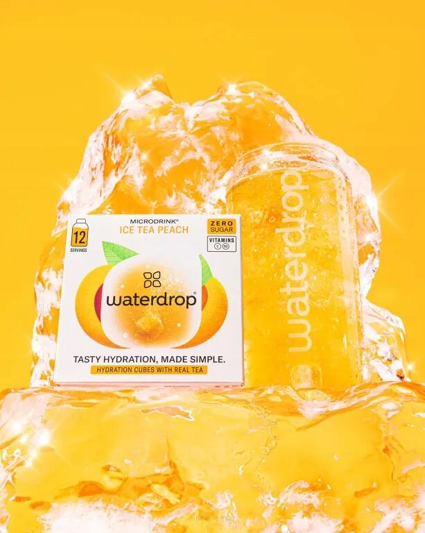 Elektrolity Waterdrop Microdrink o smaku Ice Tea Peach x12 4/5