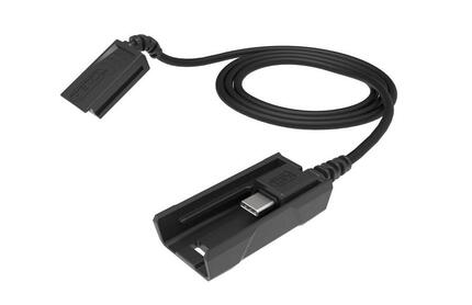 Rallonge R1 PETZL 110 cm USB‑C légère 45–50 g pour batteries NAO RL Xena