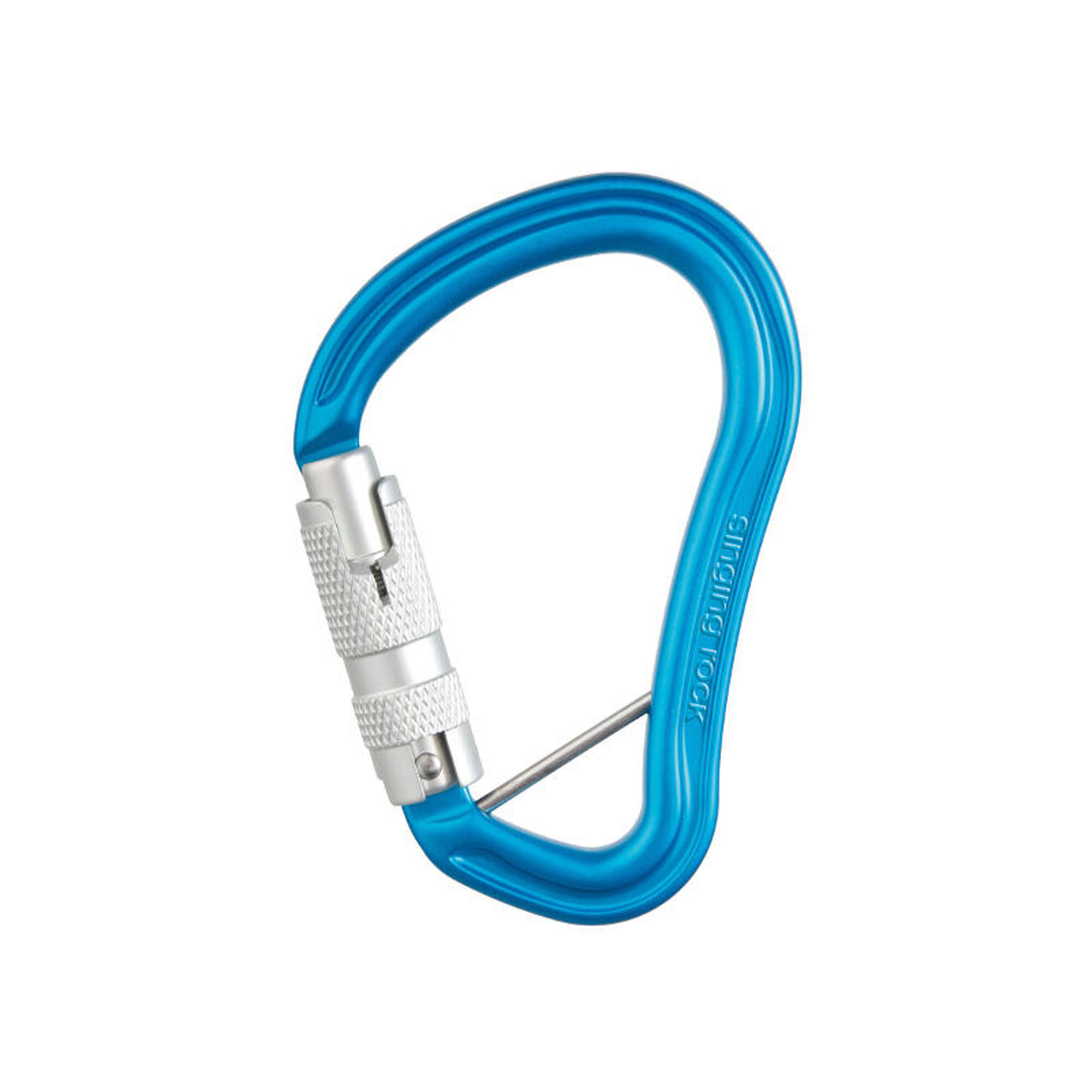 Singing Rock - Mousqueton Hms Singing Rock Hector Triple Bc Duralumin 26 Mm Triple Verrouillage - Mousqueton D'Escalade - Bleu - No Size - Decathlon