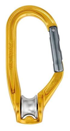 Mousqueton Petzl Rollclip A alliage léger sans verrouillage ergonomique durable