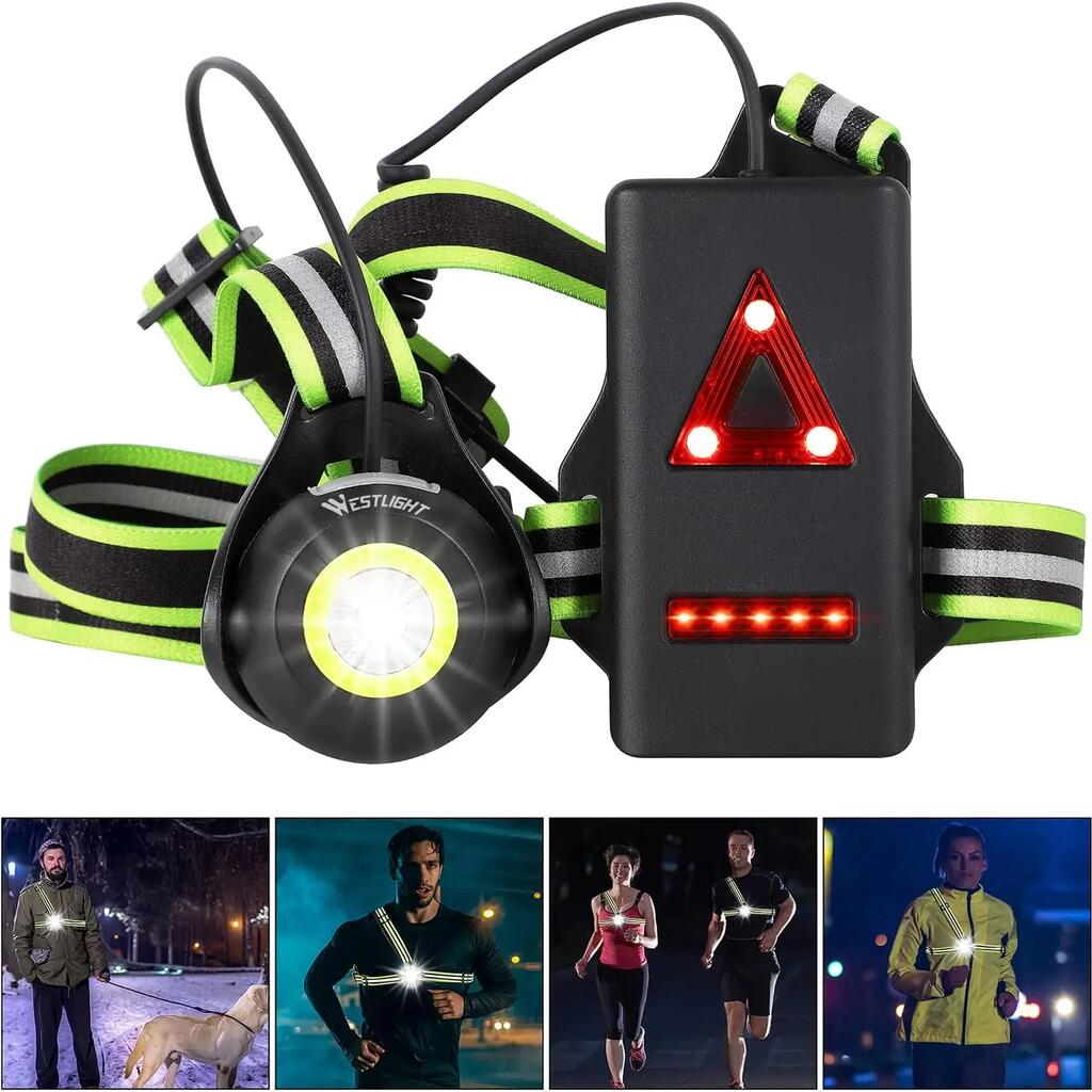 WEST BIKING 500 Lumen Running Light (Chest)