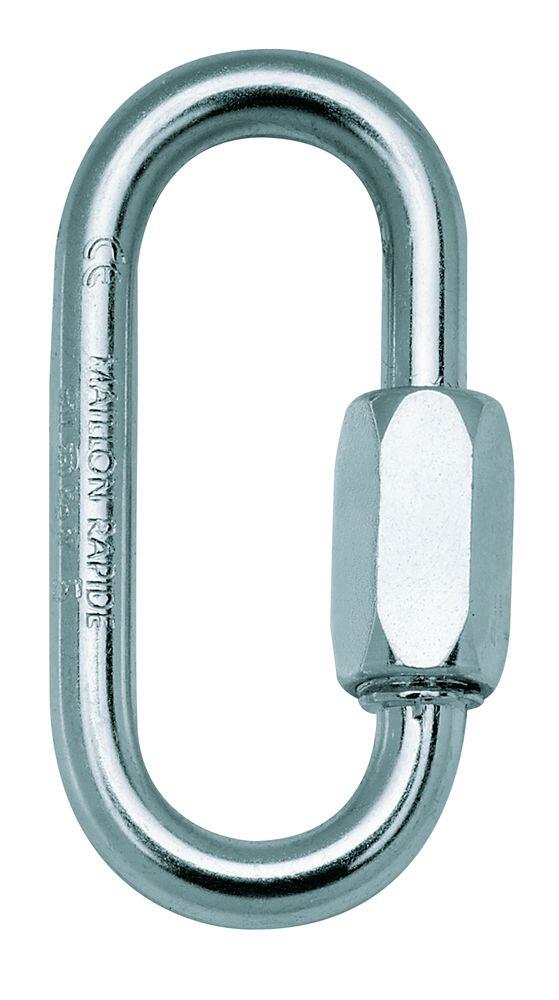Lot De 6 Maillons Rapides En Fer Galvanisé – M6, 58x26 Mm, Charge 50 Kg, Pour Hamac, Camping