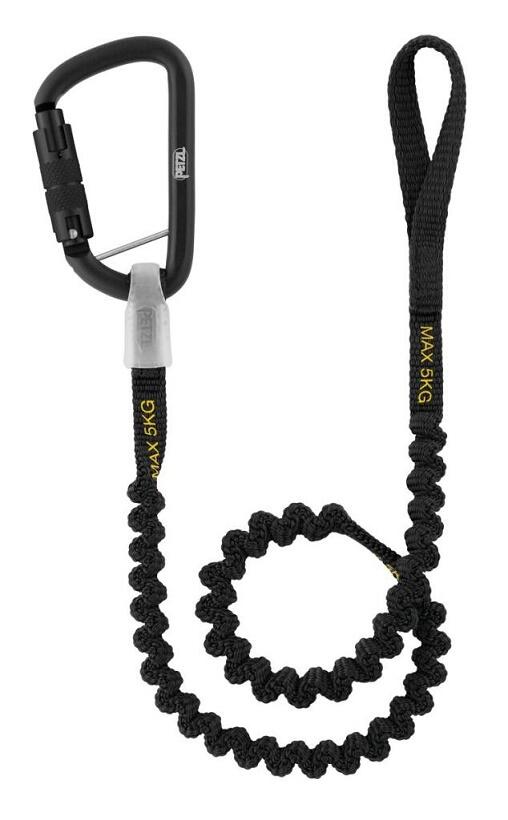 Correa extensible PETZL Tooleash poliéster aluminio anticaídas 5 kg 105 cm 1/1