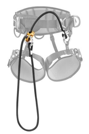 Pont d'attache PETZL C69R 180 cm aluminium polyamide Dyneema réglable rapide