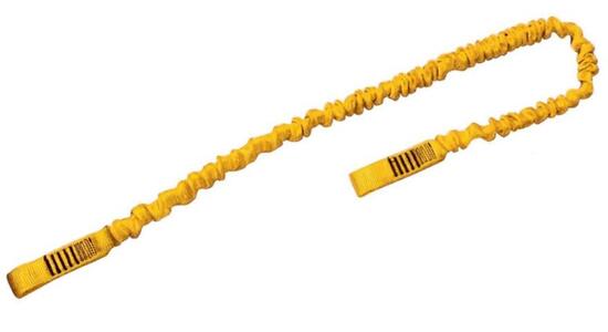 Longe amortissante Singing Rock Joule 120 cm jaune 2,6 kN/15 kN