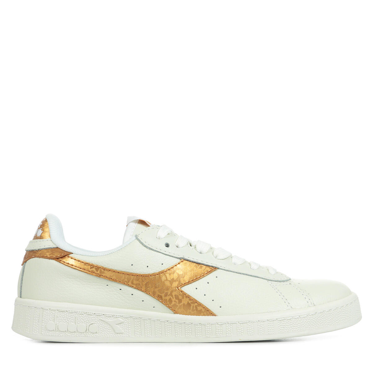 Diadora - Baskets Femme Game Metallic - Baskets - Blanc - Decathlon