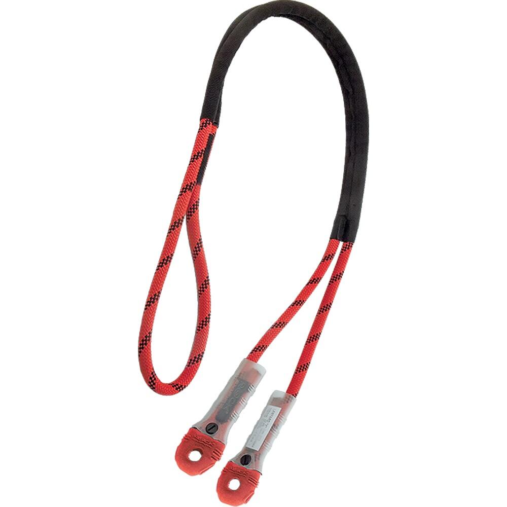 Longe escalade Rock Empire Lanyard A 110 cm rouge légère et résistante 1/1