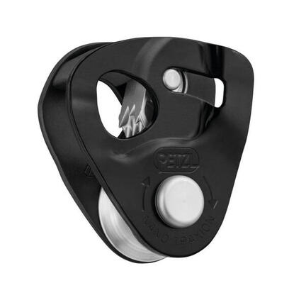 Petzl Nano Traxion Ultraleichte Umlenkrolle 53 g Schwarz 7–11 mm Seile