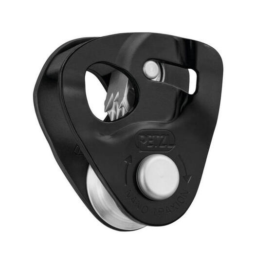 Petzl Nano Traxion Ultraleichte Umlenkrolle 53 g Schwarz 7–11 mm Seile