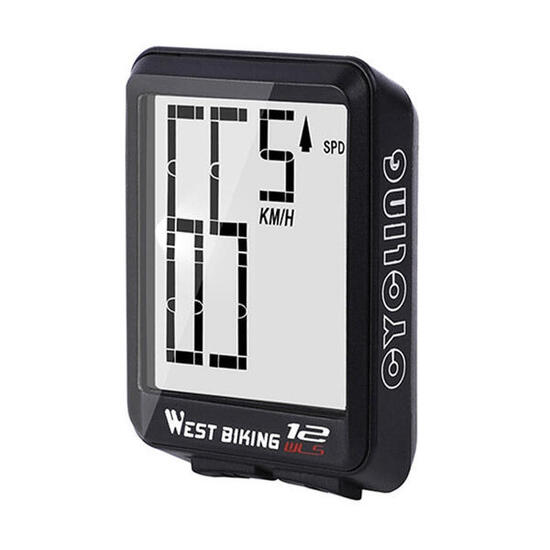 Compteur Vélo Sans Fil WEST BIKING (Grand Écran)