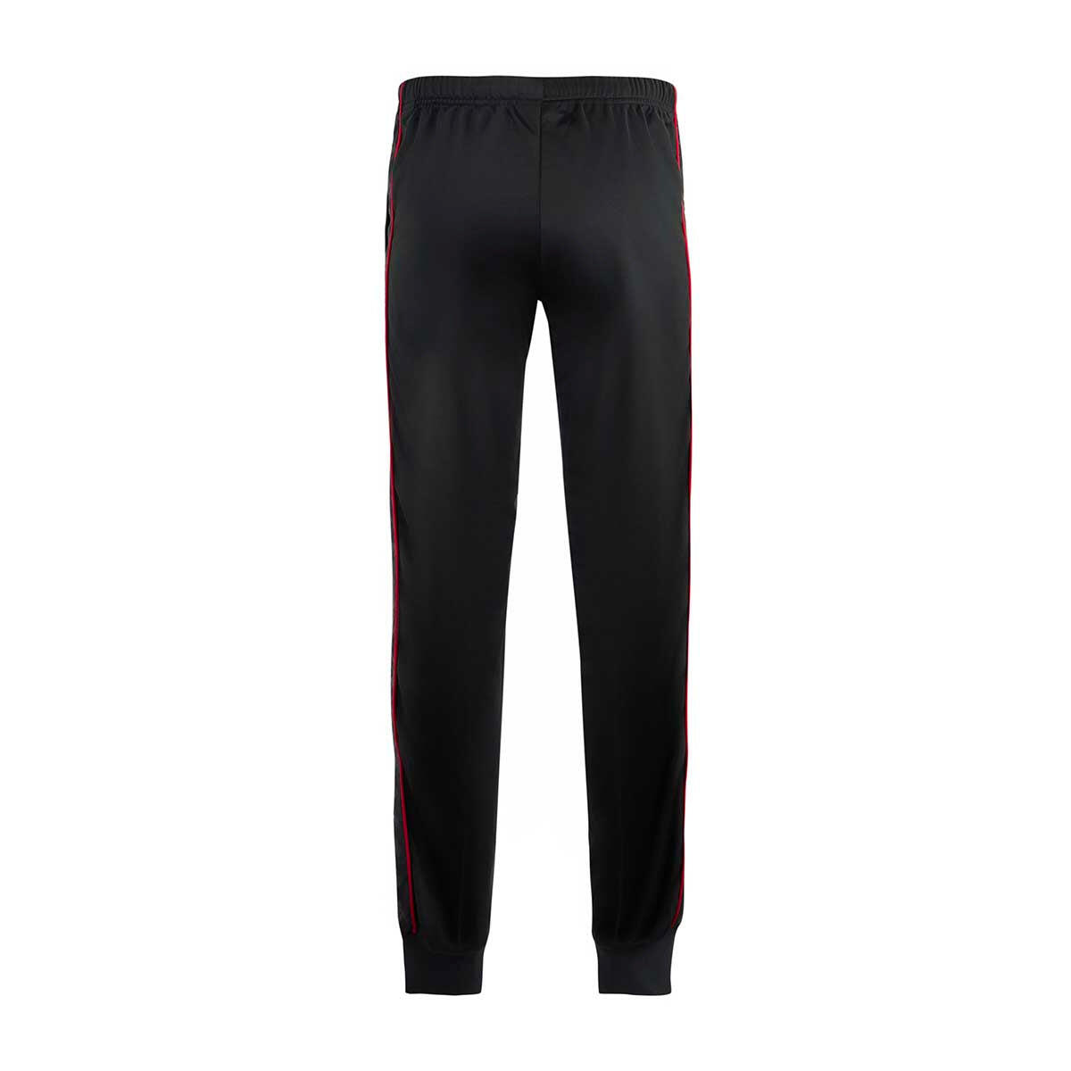 Pantaloni tuta da donna in poliestere nero da streetwear sportivo 4/5