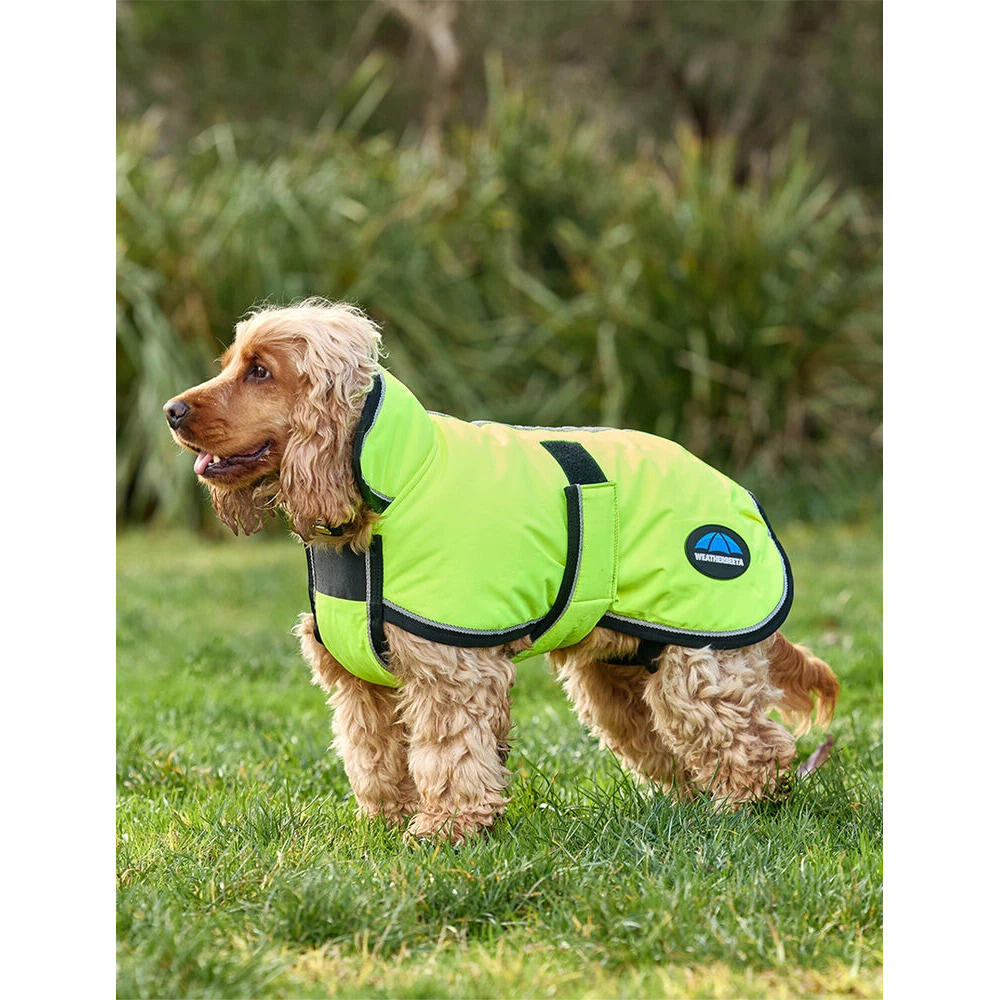 Weatherbeeta - Manteau Pour Chien Weatherbeeta Comfitec Reflective Deluxe 300d - Manteau Pour Chien - Jaune - 40 Cm - Decathlon