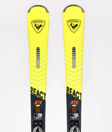 Ski Alpin Ski Neuf Rossignol React Rtx (jaune)