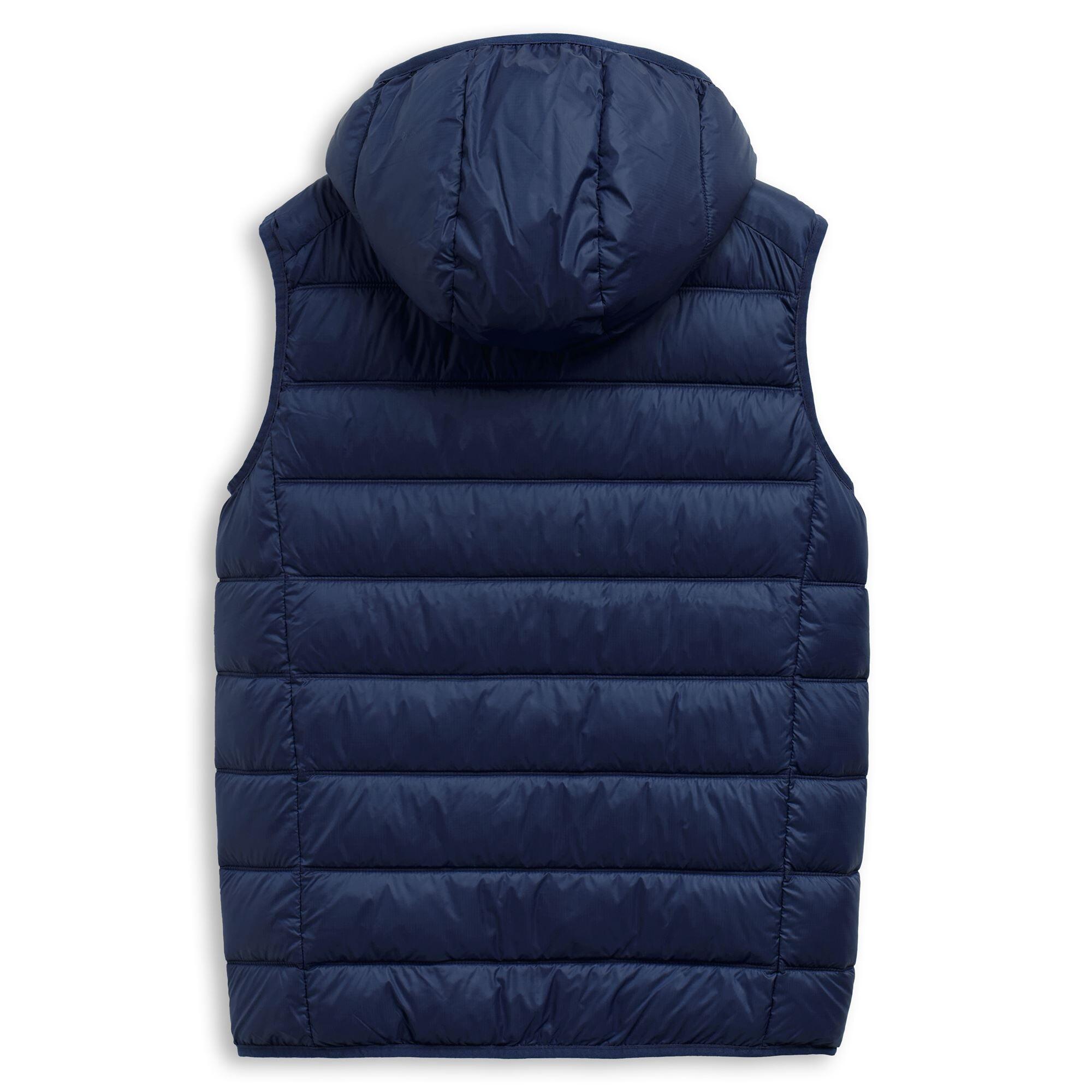 Smanicato da uomo in nylon blu da lifestyle 2/3