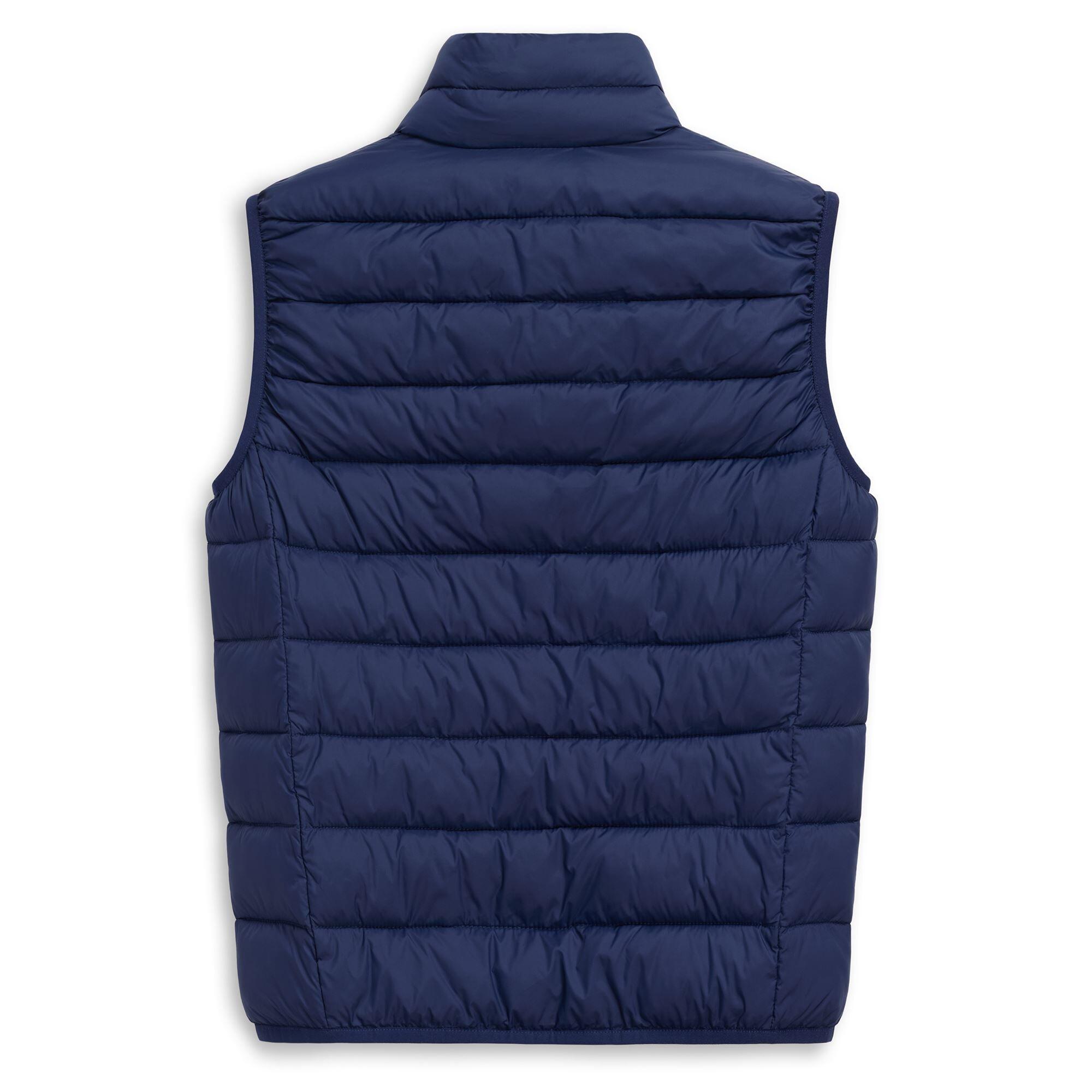 Smanicato da uomo in nylon blu da lifestyle 2/3