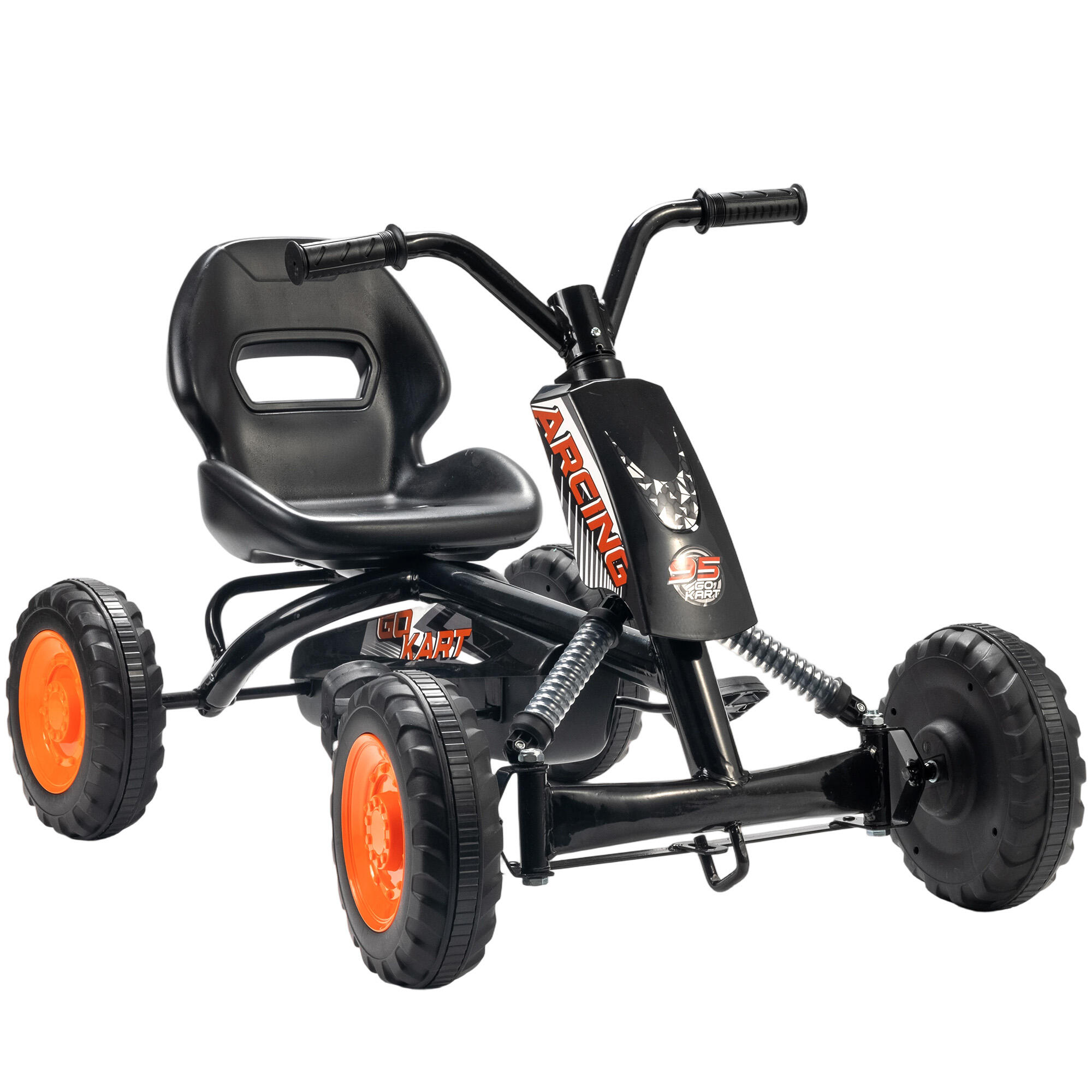 Kart a Pedales AIYAPLAY 84x54x56 cm Negro 1/5