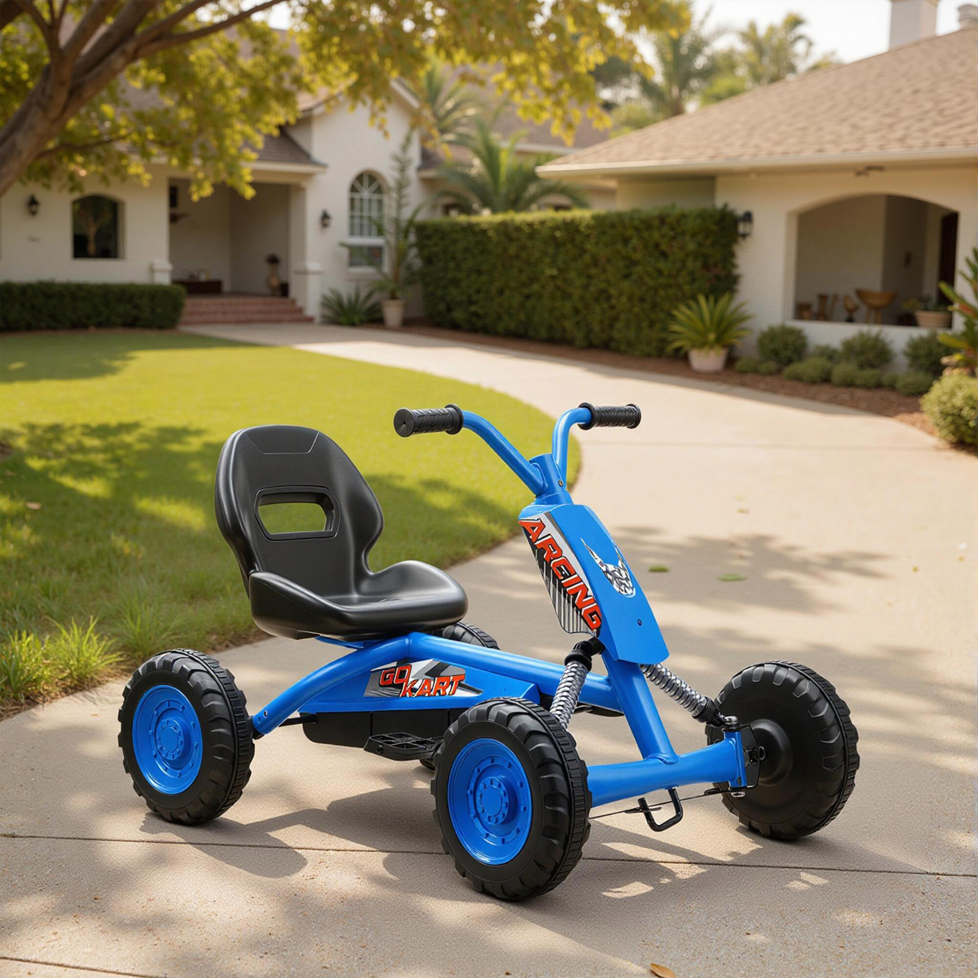 Kart a Pedales AIYAPLAY 84x54x56 cm Azul 2/5