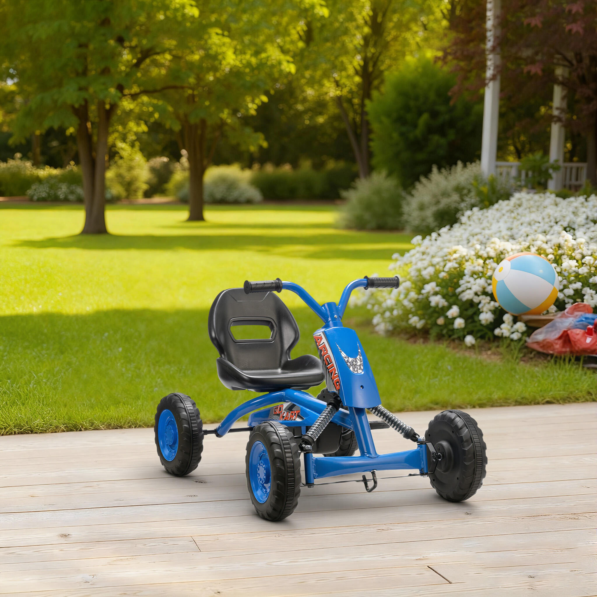Kart a Pedales AIYAPLAY 84x54x56 cm Azul 4/5