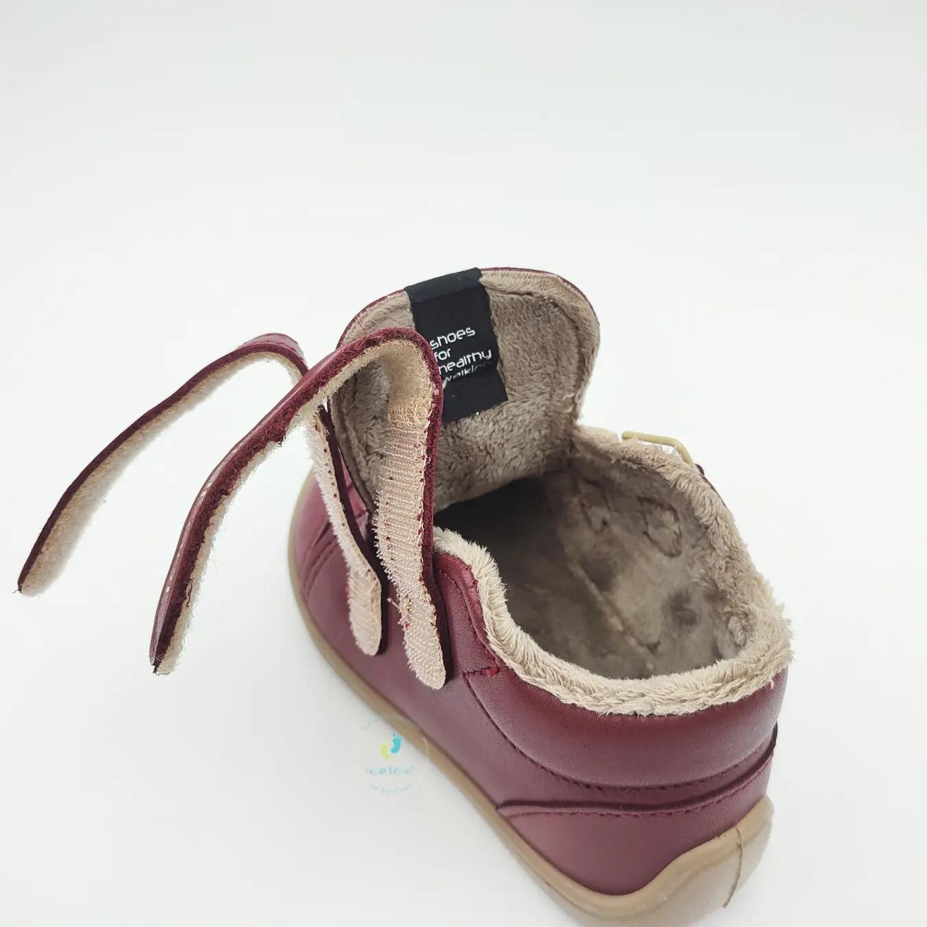 Bar3foot Booties Forro Bordeaux - Tamanho 24 3/4