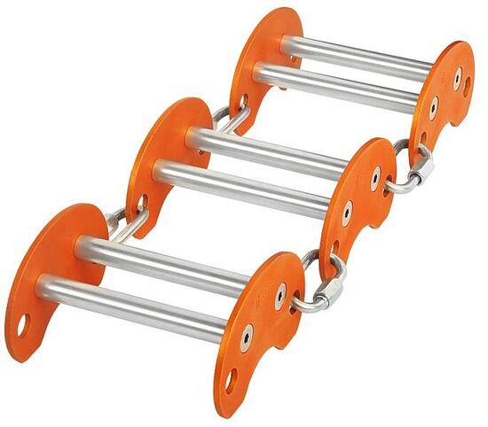 Protezione per corda Singing Rock set 3 moduli in alluminio arancione modulare