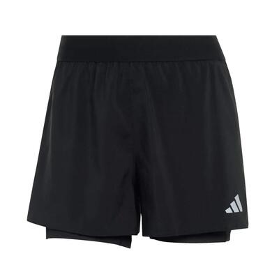 Shorts da donna Adidas Run essentials neri.