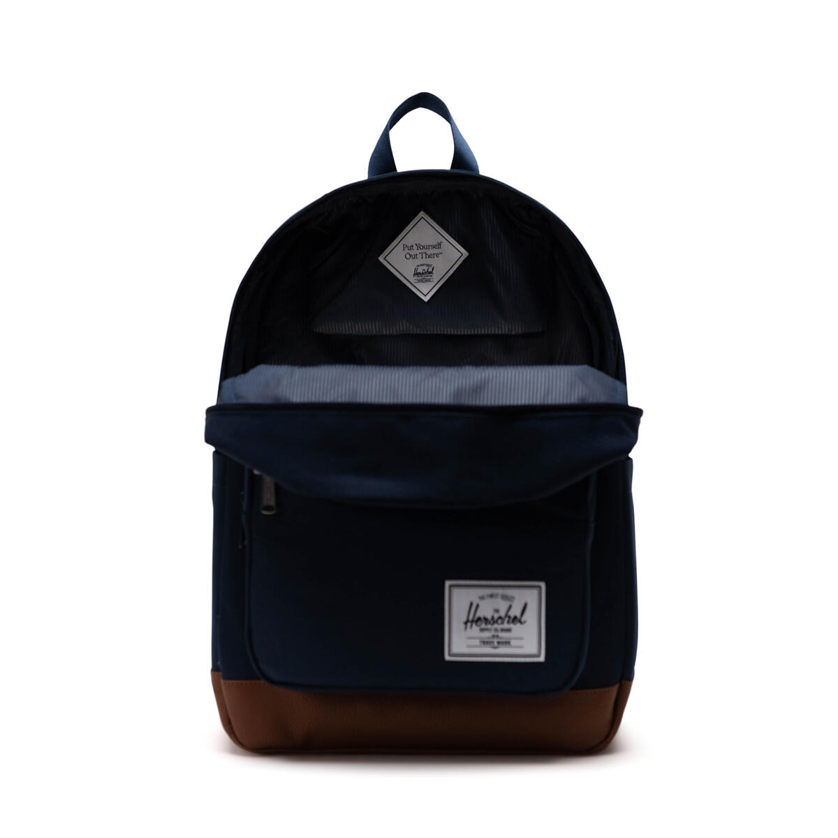 Sac à dos en matière recyclées POP QUIZ UNISEXE Bleu marine 4/4