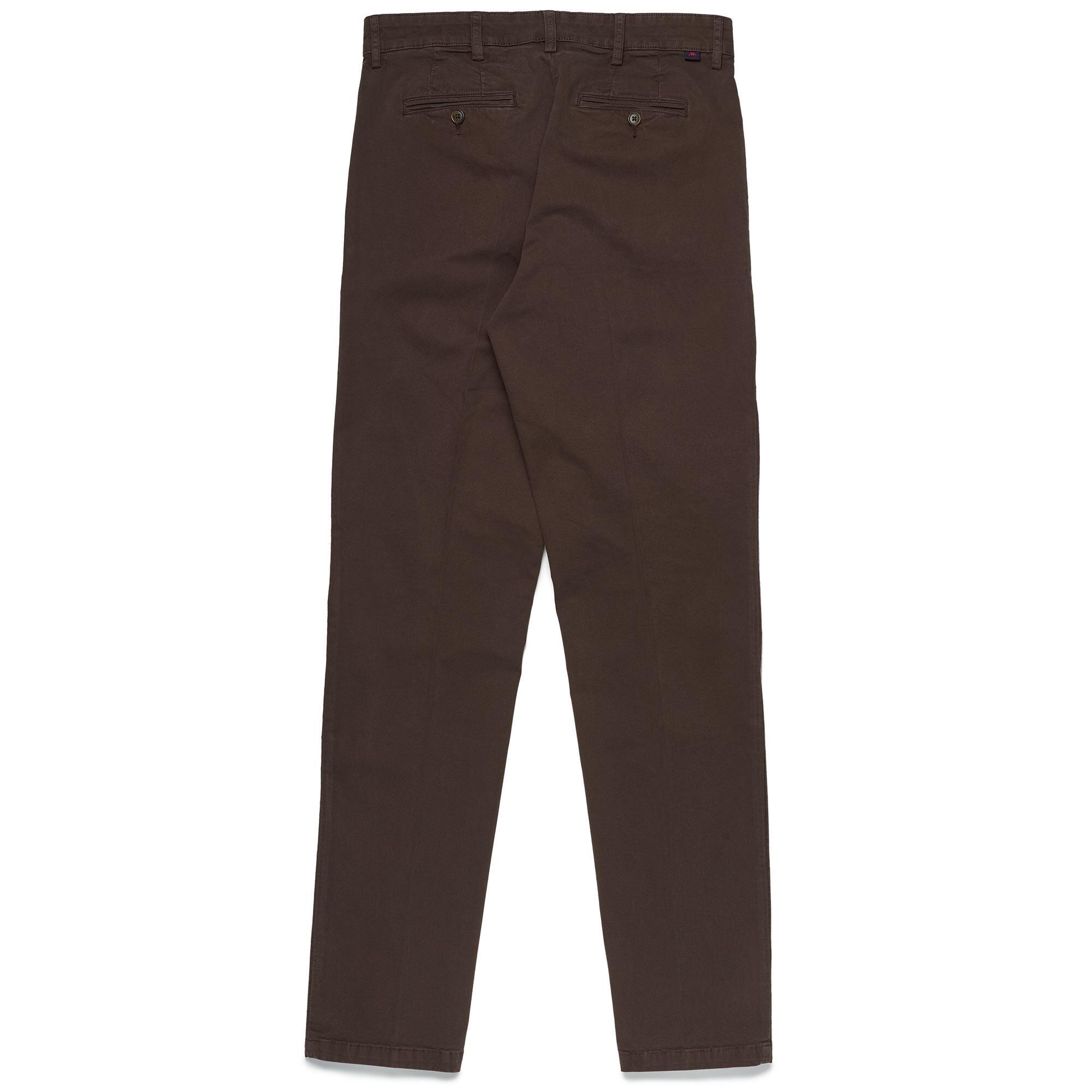 Pantaloni da uomo in cotone marrone da lifestyle 2/2