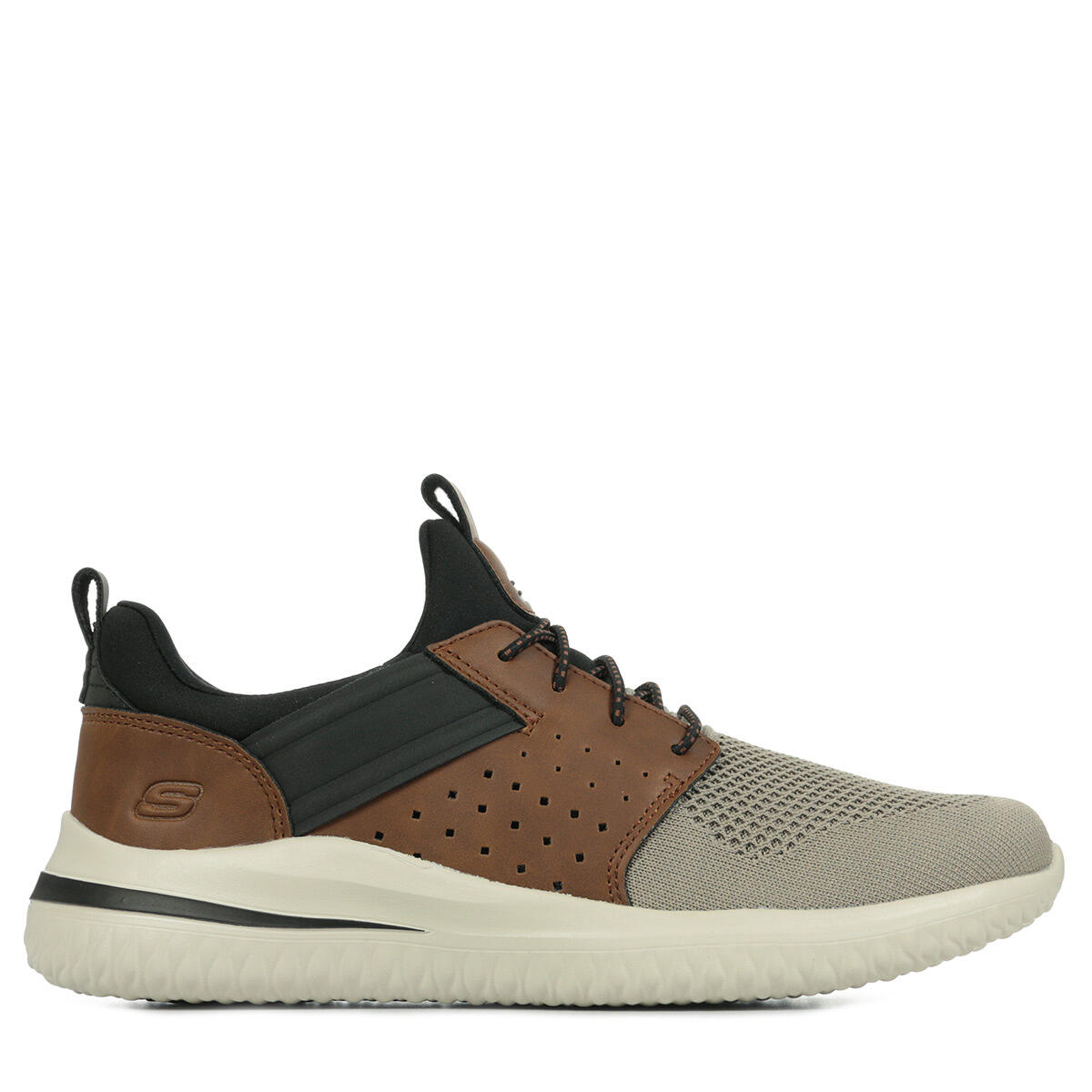 Skechers - Baskets Homme Delson 3.0 Cicada - Baskets - Marron - Decathlon