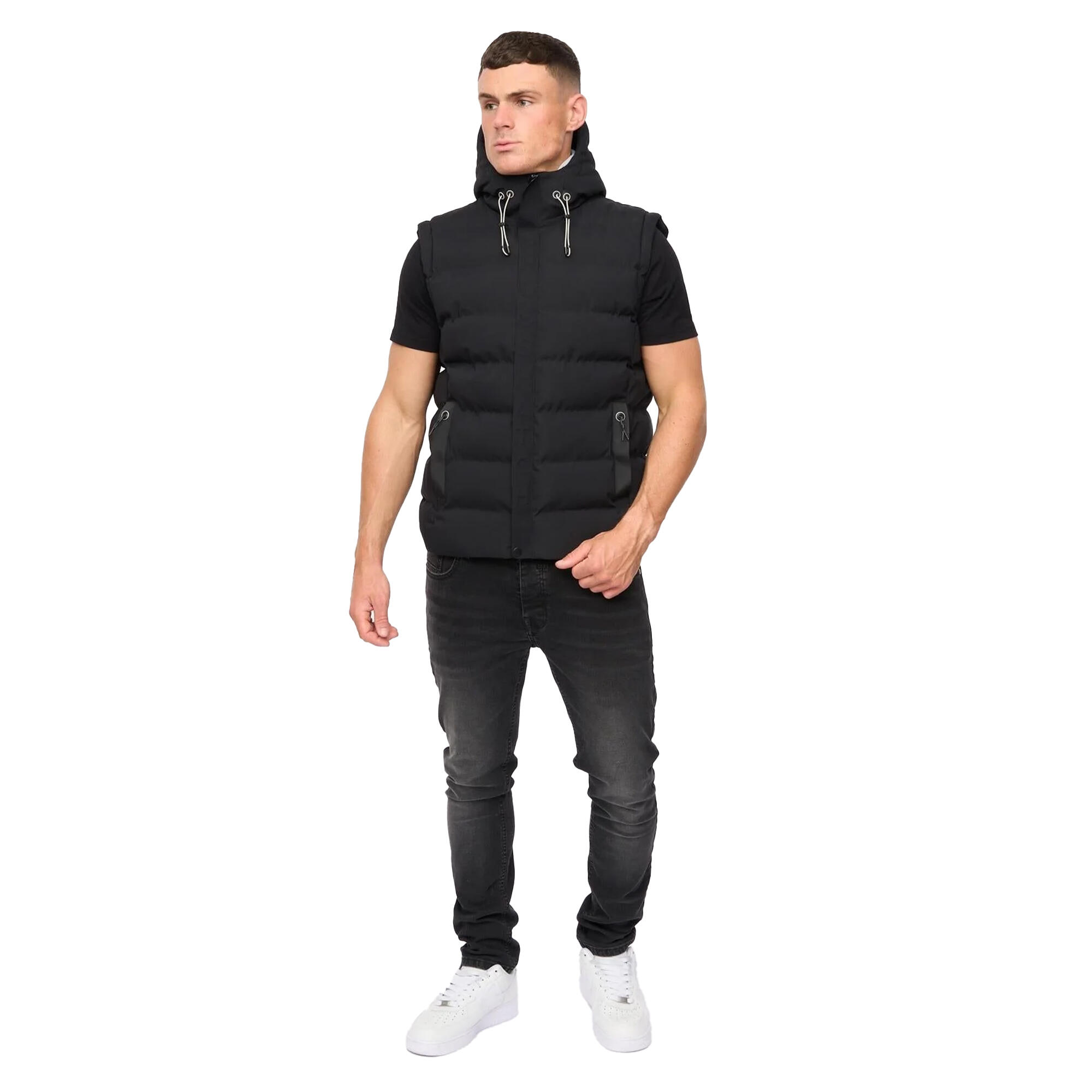 "Kampleys" Weste für , Wattiert Herren Schwarz 4/4